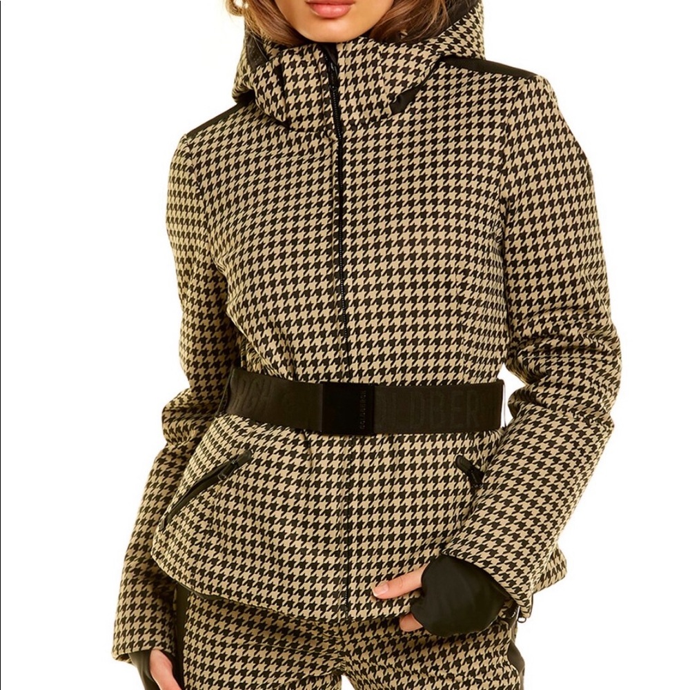 Small Goldbergh Claire Houndstooth Ski Jacket (like new - worn once)